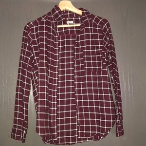 HOLLISTER - Purple Flannel Button Down